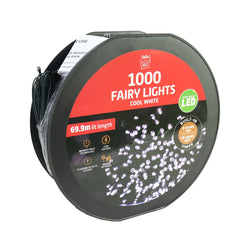 LEDs Flashing 1000 Cool White On Reel - multicolour - warm white - carnival