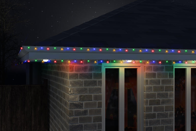 LEDs Flashing 1000 Cool White On Reel - multicolour - warm white - carnival