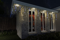 LED 300 Icicle Lights 5 Asst Colours
