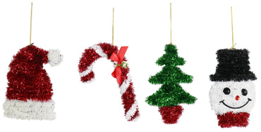 Tinsel Hanging Plaques