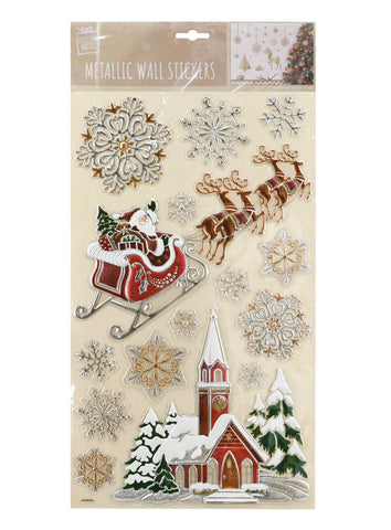 Wall Stickers Metallic Puffy New Mix Asst