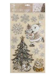 Wall Stickers Metallic Puffy New Mix Asst