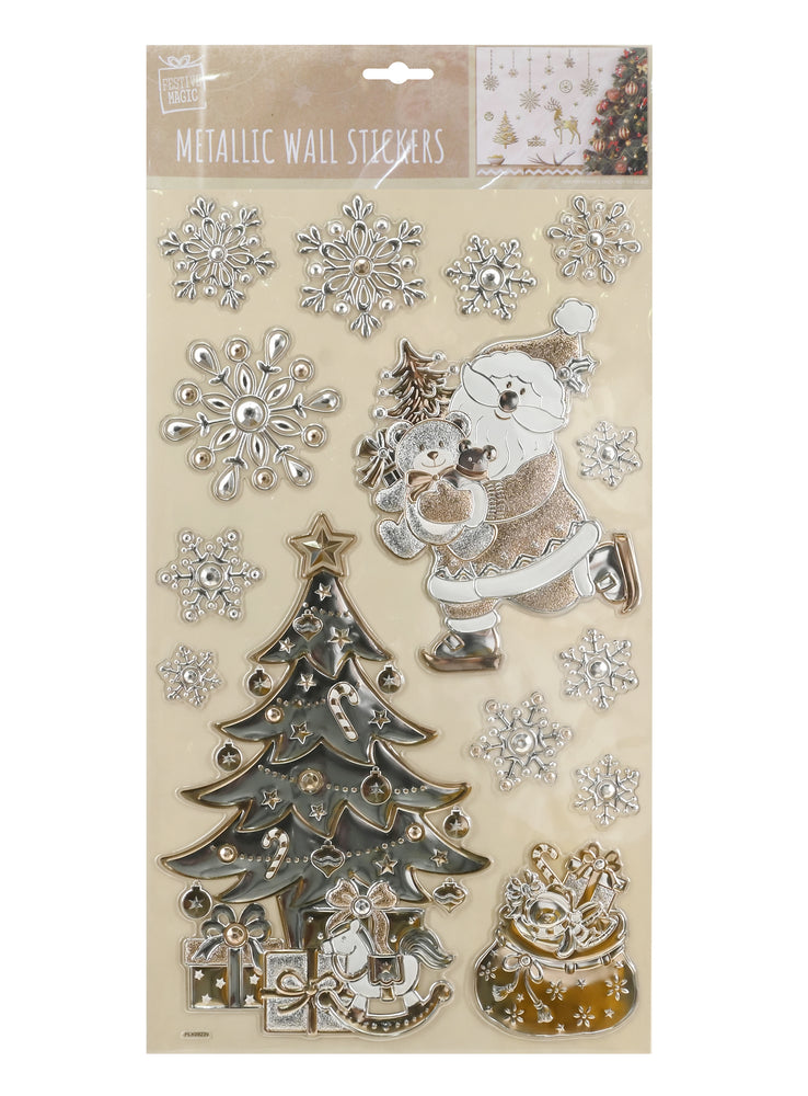 Wall Stickers Metallic Puffy New Mix Asst