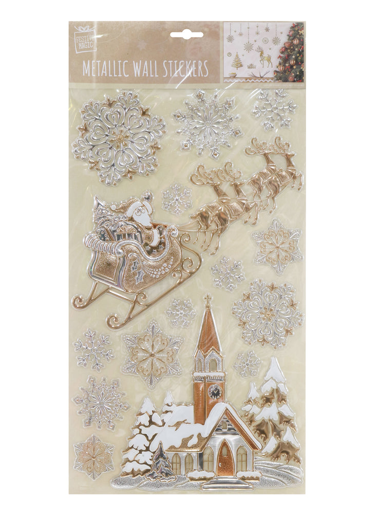 Wall Stickers Metallic Puffy New Mix Asst