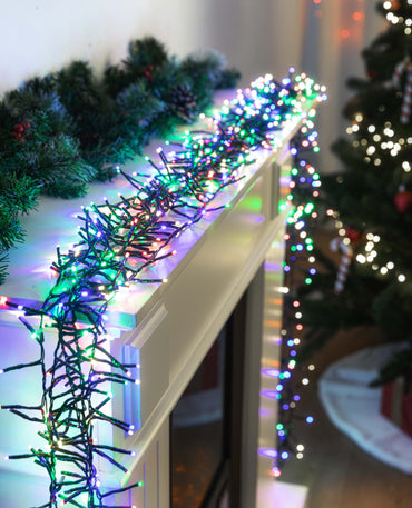 LED Cluster Lights 2000 Multi Colour / Warm white