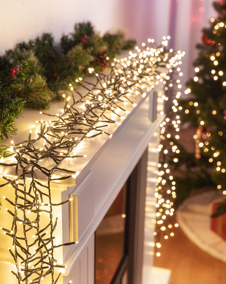 LED Cluster Lights 2000 Multi Colour / Warm white