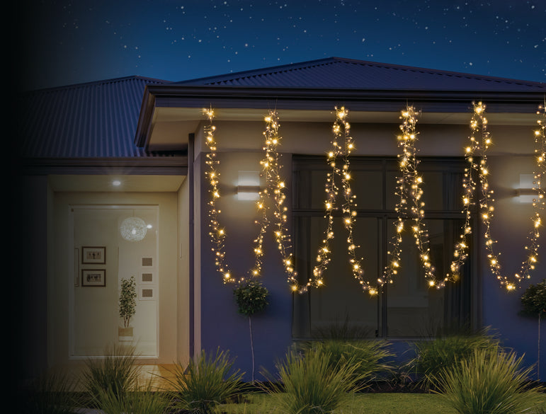 LED Cluster Lights 2000 Multi Colour / Warm white