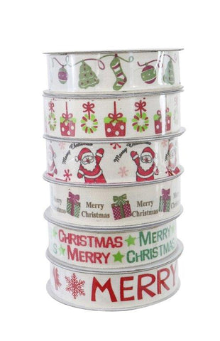Cotton Ribbon Christmas Prints