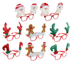 novelty Christmas Glasses Pop Up Deco Asst