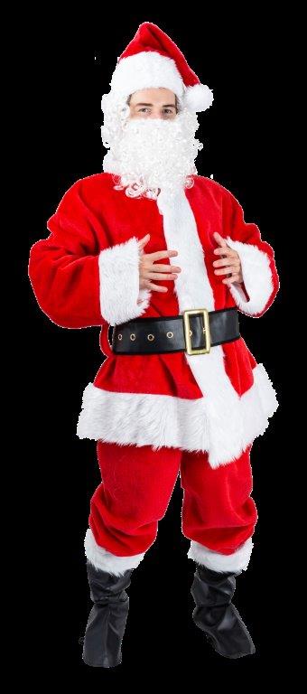 Deluxe Plush Santa Suit - Adults