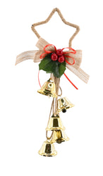 Star door Hanger With Bells  or Ring nut bells 32cm Asst