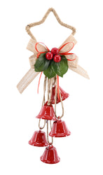 Star door Hanger With Bells  or Ring nut bells 32cm Asst