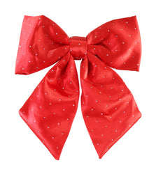 Bow Twinkly Satin Asst / Bow Pleated Metallic Asst