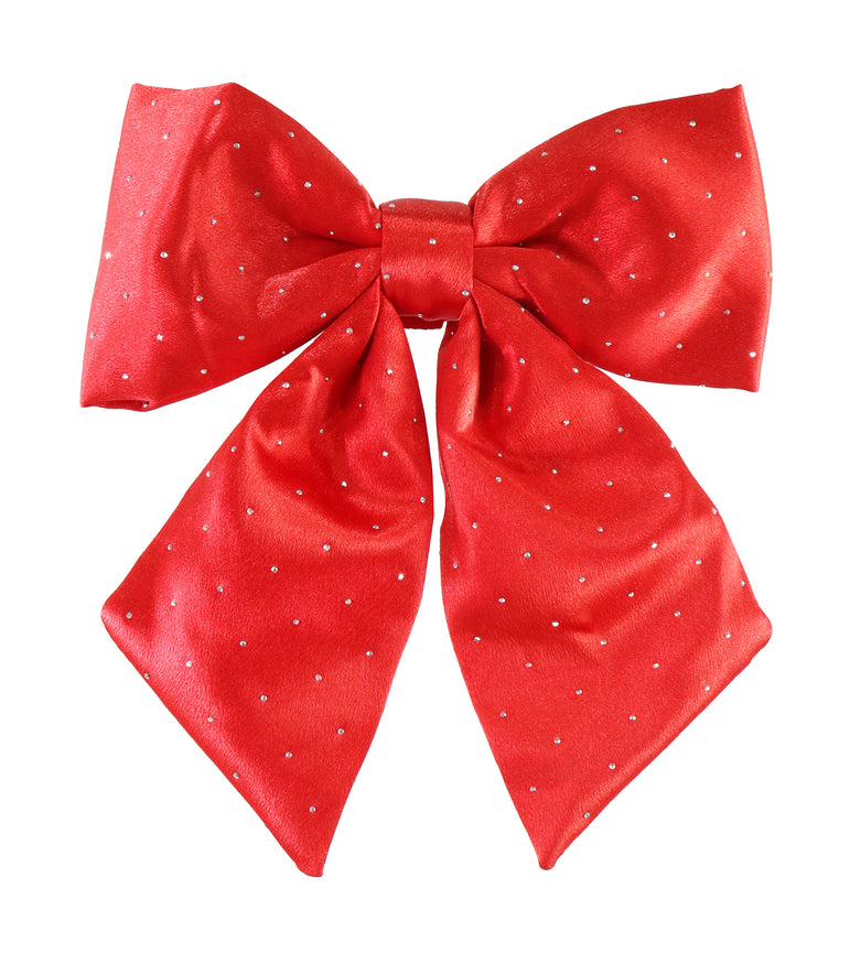Bow Twinkly Satin Asst / Bow Pleated Metallic Asst