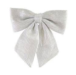 Bow Twinkly Satin Asst / Bow Pleated Metallic Asst
