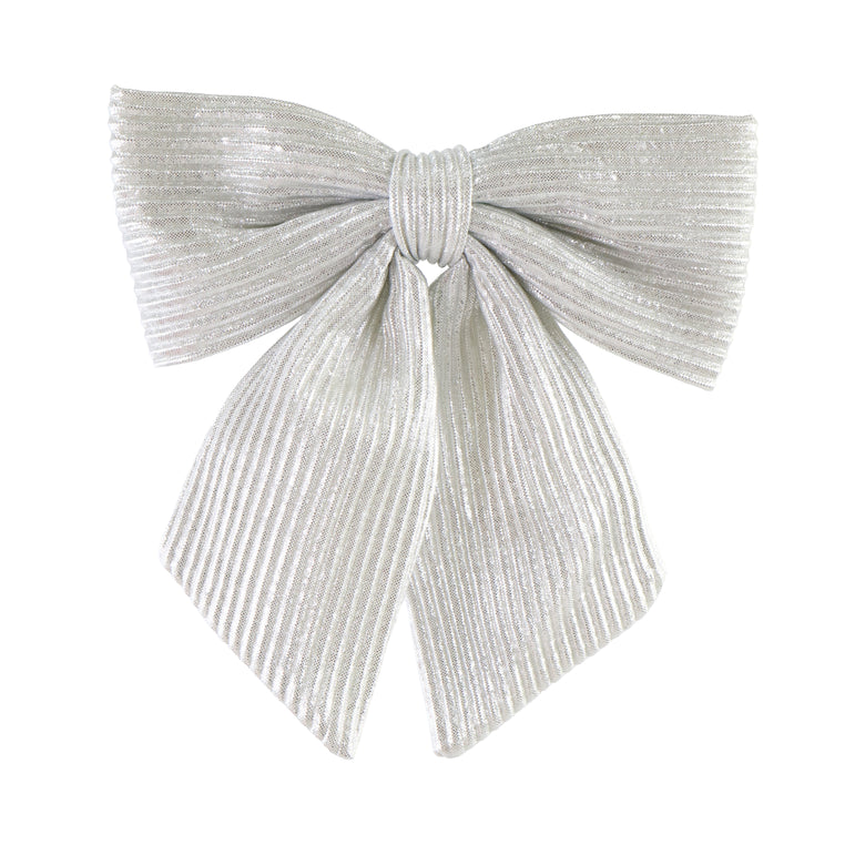 Bow Twinkly Satin Asst / Bow Pleated Metallic Asst