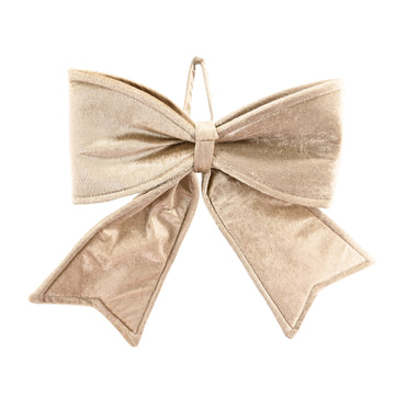 Deluxe Velveteen Door Bow with Hanger 40cm asst