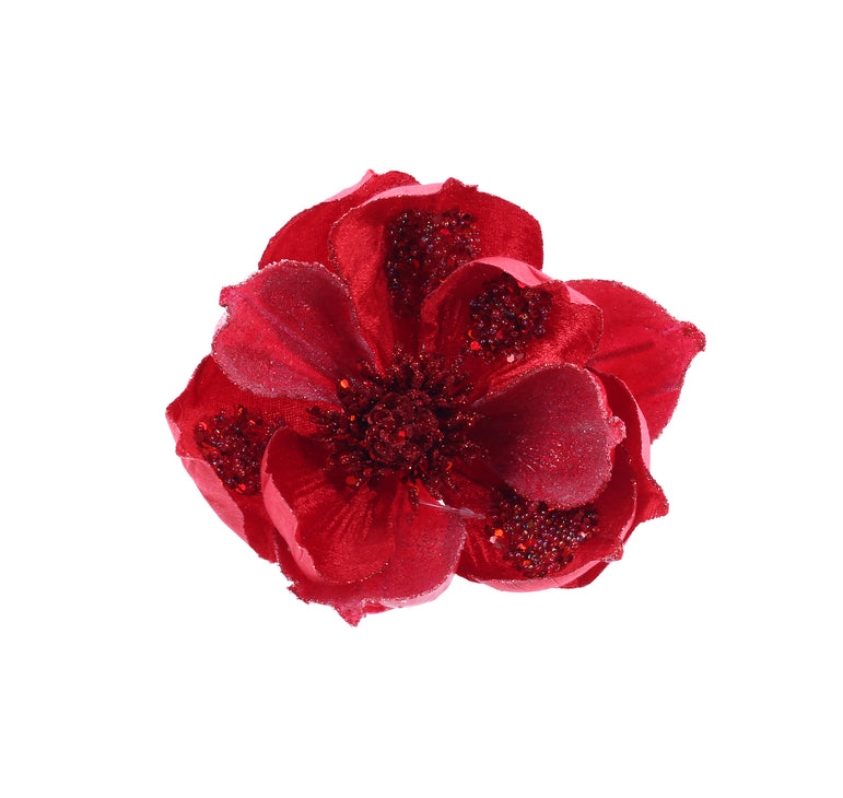 Deluxe Icy Magnolia Clip 24cm asst