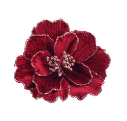 Peony Glitter Edge Clip 2 Asst