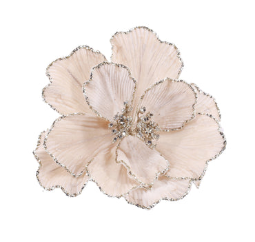 Peony Glitter Edge Clip 2 Asst