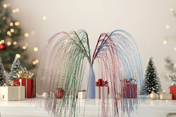 Metallic Draping Spray 134cm Asst