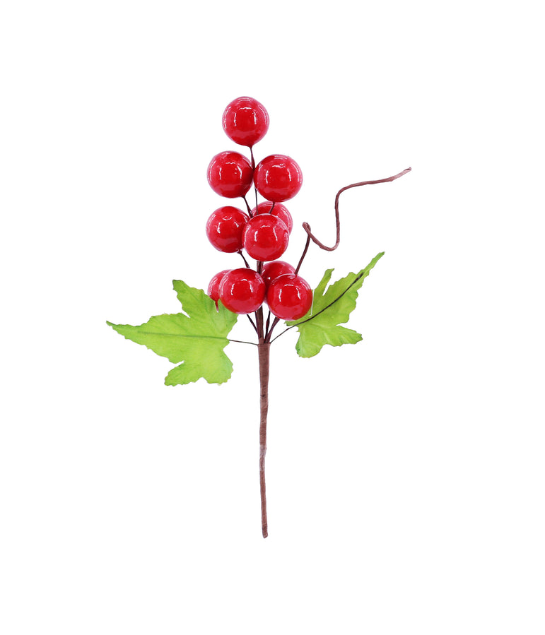 Berry Cluster Pick 21cm Asst