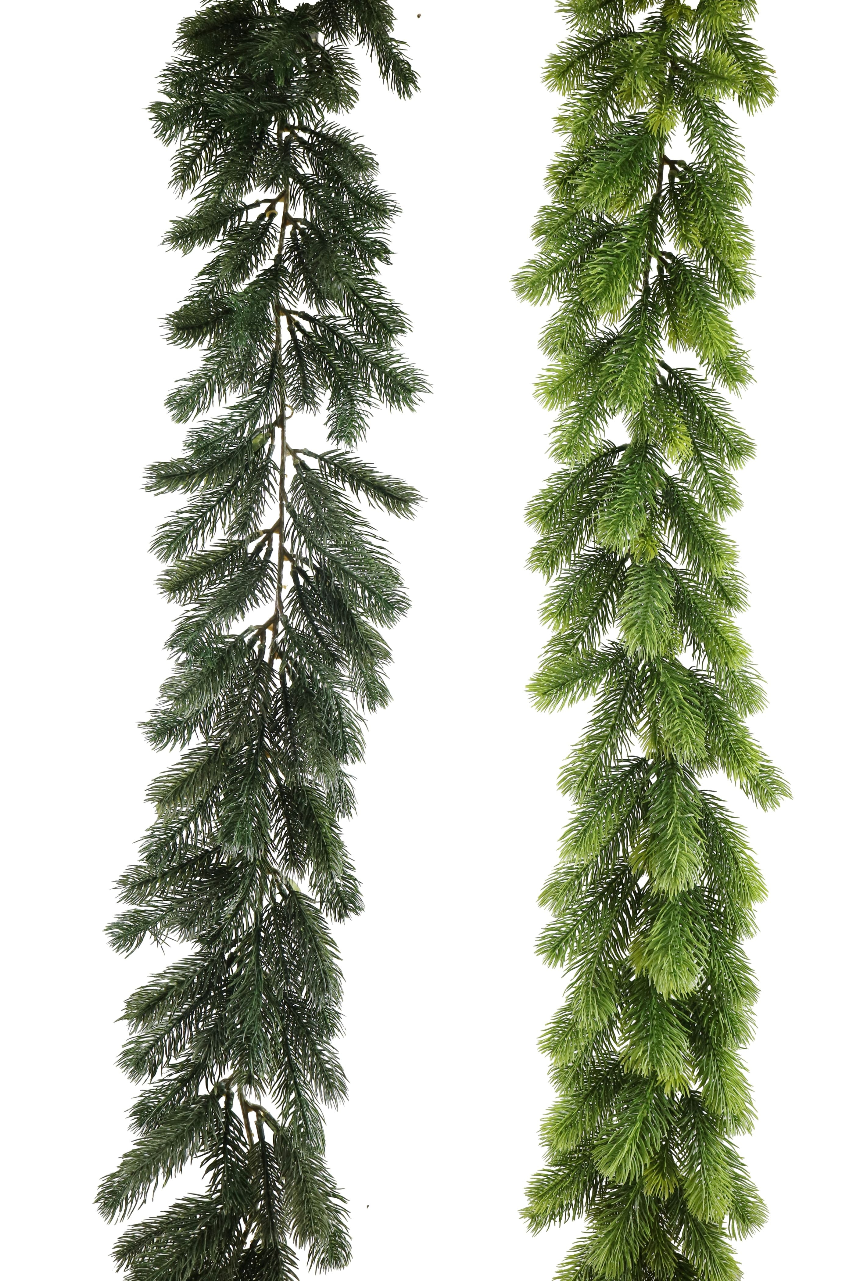 Green Pine Garland 190cm Asst