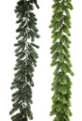 Green Pine Garland 190cm Asst