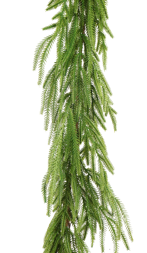 Green Pine Garland 190cm Asst
