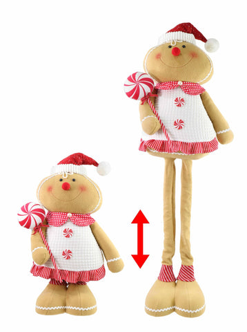 Giant Gingerbread / Reindeer Extendable 4 asst