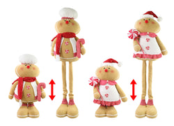 Giant Gingerbread / Reindeer Extendable 4 asst