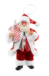 Collectible Santa Figurine 18cm Asst