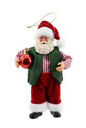 Collectible Santa Figurine 18cm Asst