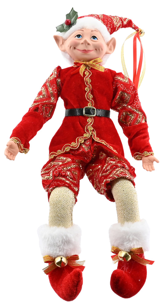 Royal Elf Doll Red-Green-Gold 43cm Asst