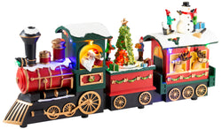LED Musical Santa Express Train USB Asst