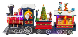 LED Musical Santa Express Train USB Asst