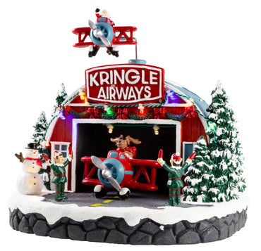 LED Musical Kringle Airways Scene USB