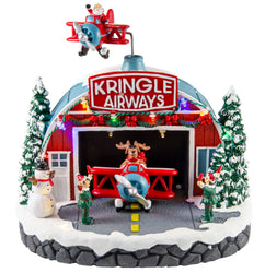 LED Musical Kringle Airways Scene USB