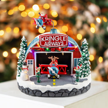 LED Musical Kringle Airways Scene USB