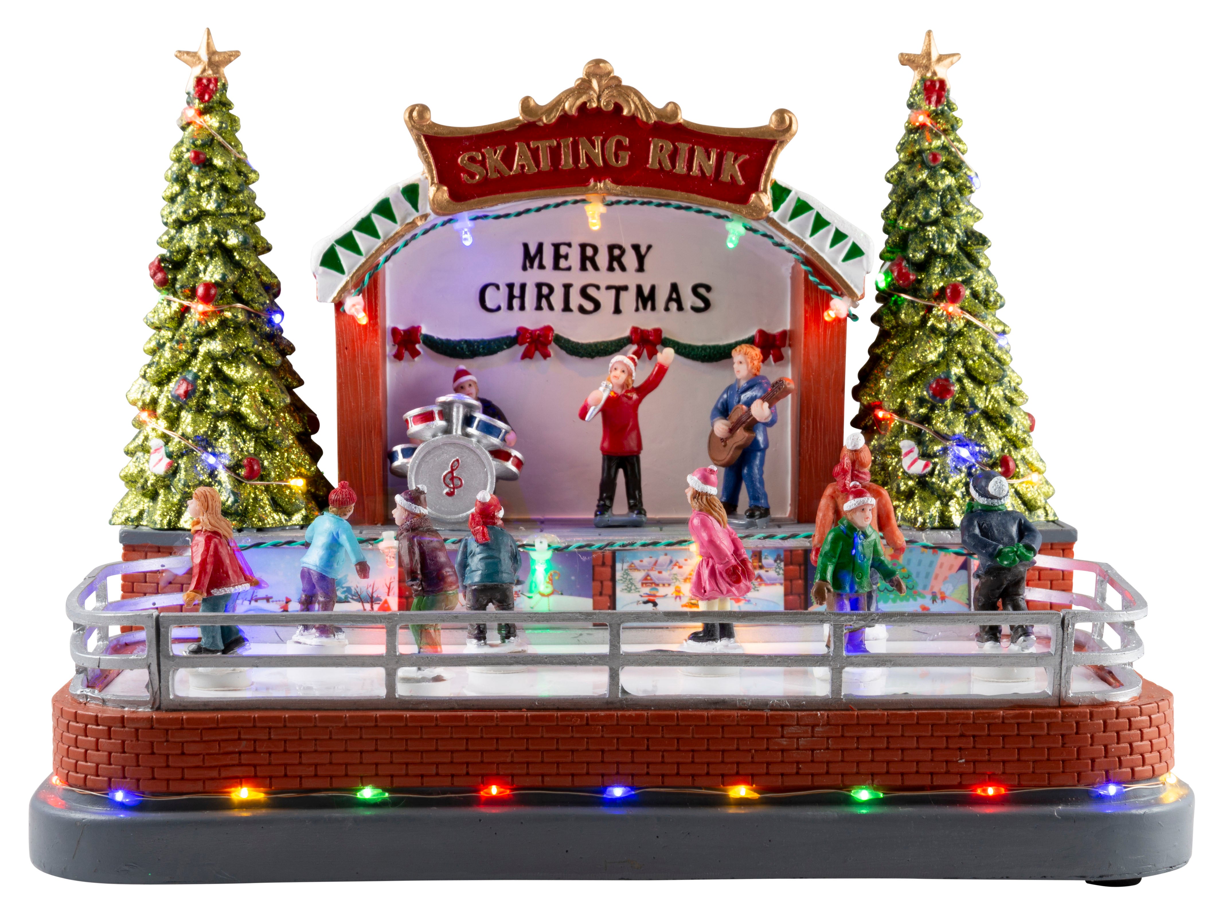 LED Musical Skating Rink w/Band USB