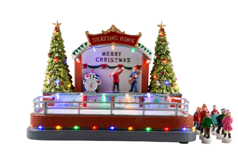 LED Musical Skating Rink w/Band USB