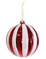 Candy cane 15cm Theme Assorted Baubles | CANDY STRIPES