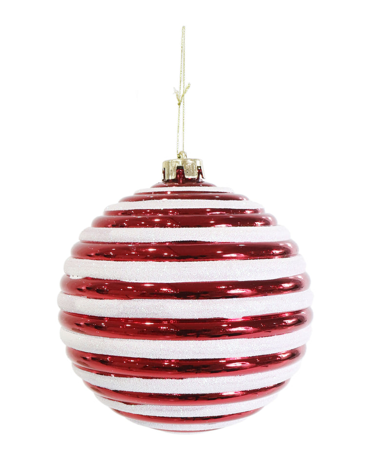 Candy cane 15cm Theme Assorted Baubles | CANDY STRIPES
