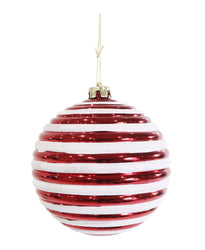 Candy cane 15cm Theme Assorted Baubles | CANDY STRIPES