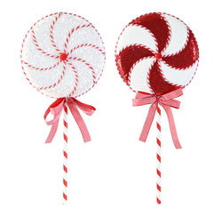 Giant Pinwheel CANDY CANE Pick 68cm Asst