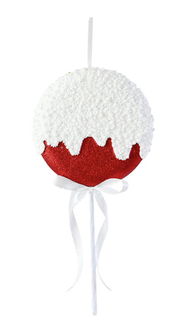 Hanging Snowy Lollipop  CANDY 42cm 3Asst