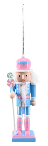 Nutcracker Ornament 12.5cm -  8 asst pastel - traditional