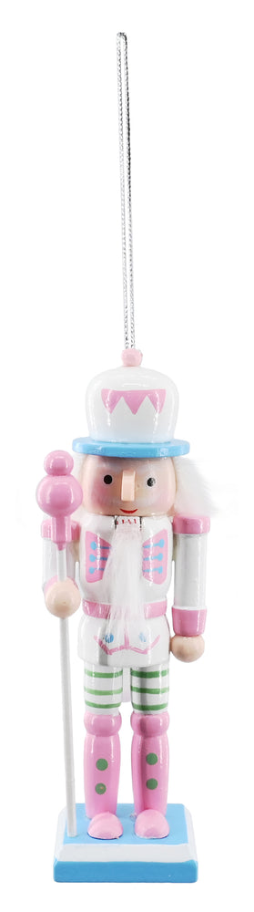 Nutcracker Ornament 12.5cm -  8 asst pastel - traditional