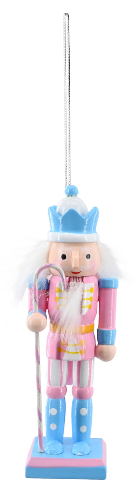 Nutcracker Ornament 12.5cm -  8 asst pastel - traditional