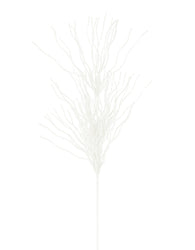Glitter Twig Spray Pick | 3 Colours Red | Pink | White